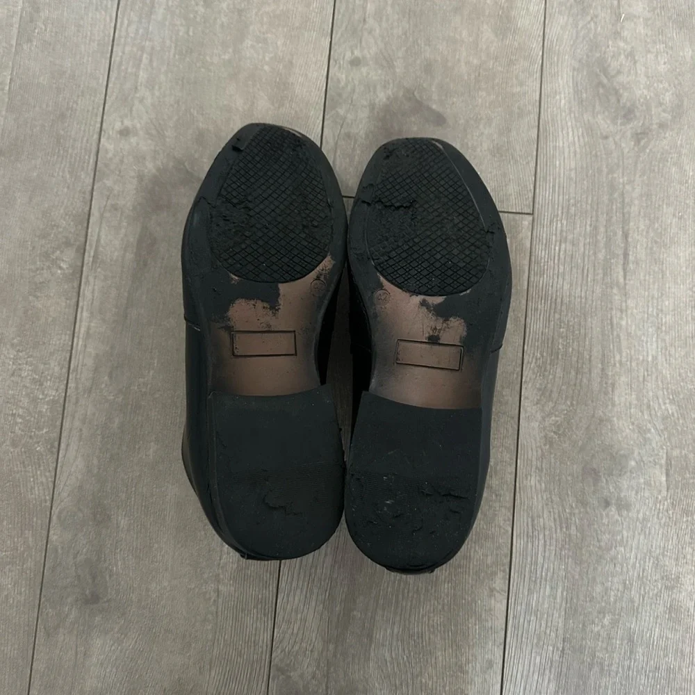 Mochi Men’s Black Leather Dress Slip On Shoes Moccasins size 42 (9)